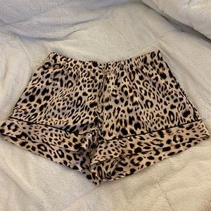 Victoria Secret cheetah pajama shorts